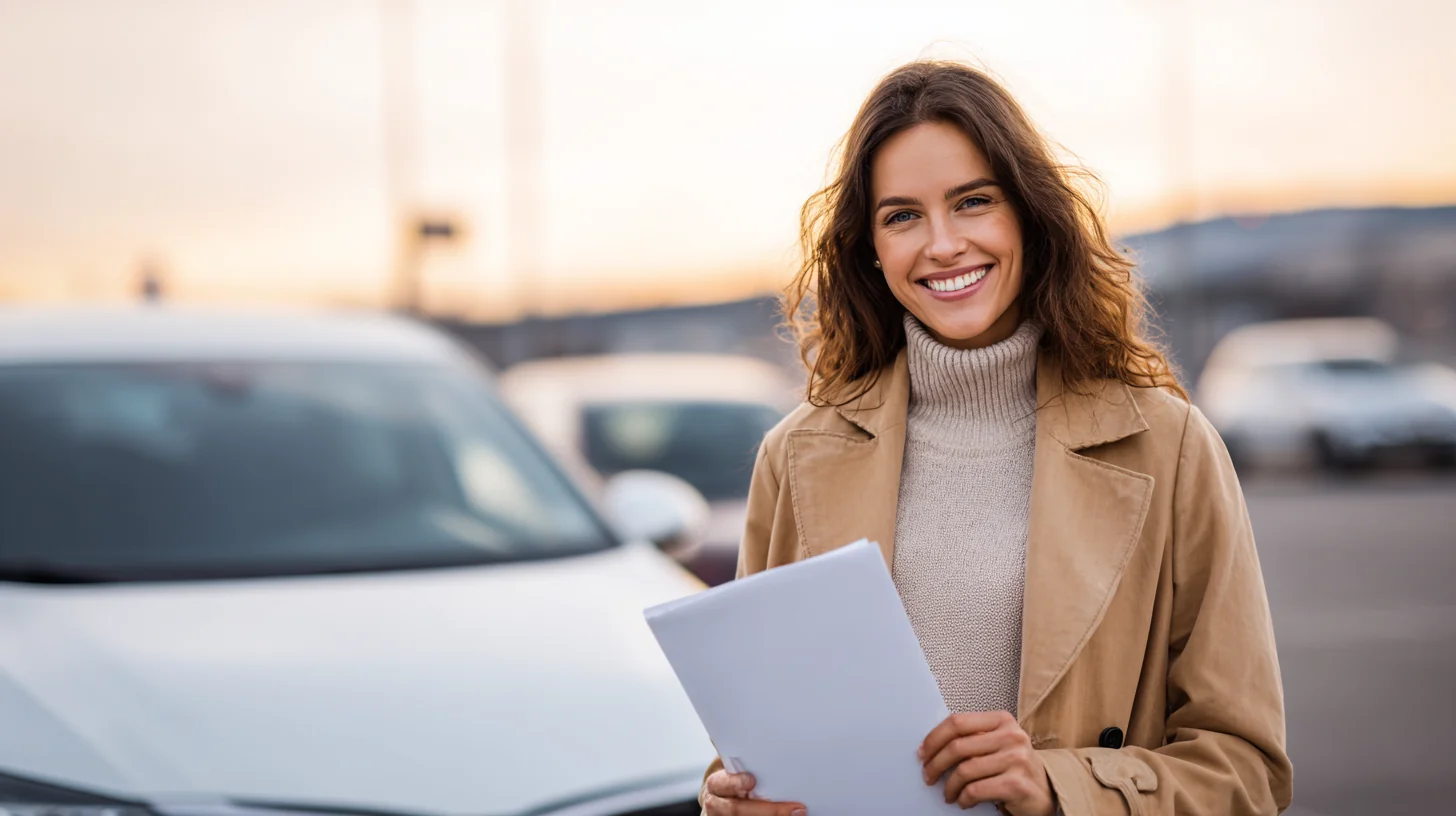 Семья в полностью застрахованном автомобиле под защитой Страхование вашего будущего